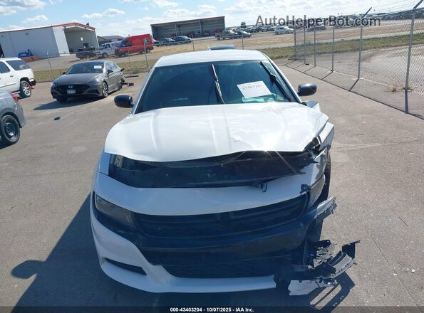 2C3CDXJG8NH107407 2022 DODGE CHARGER Белый Вид задней части салона