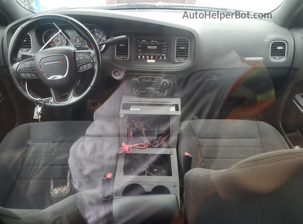 2C3CDXKT2LH127547 2020 DODGE CHARGER Black წინა პანელის ხედი