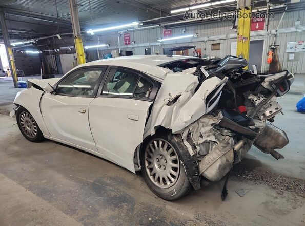 2C3CDXKT3KH579506 2019 DODGE CHARGER White Задня ліва чверть