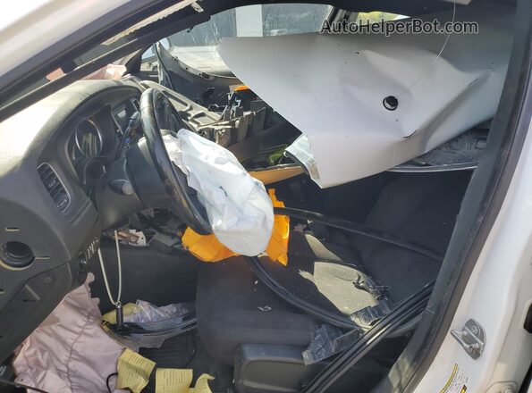 2C3CDXKT3KH579506 2019 DODGE CHARGER White Вид салону спереду