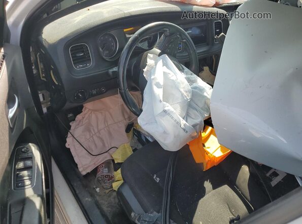 2C3CDXKT3KH579506 2019 DODGE CHARGER White Вид панелі приладів