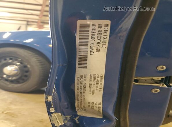 2C3CDXKTXLH186801 2020 DODGE CHARGER Blue Widok komory silnika