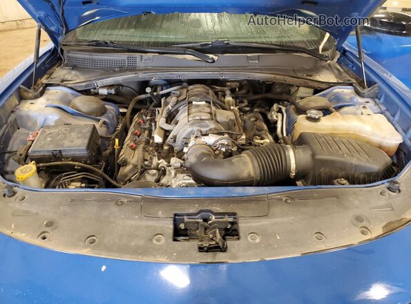2C3CDXKTXLH186801 2020 DODGE CHARGER Blue Widok wnętrza z tyłu