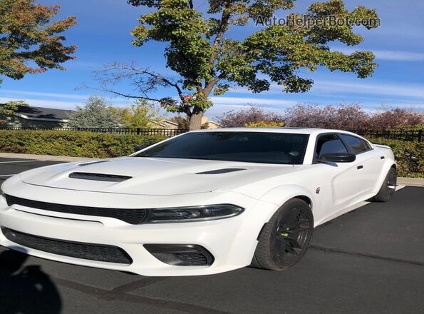 2C3CDXL91LH240571 2020 DODGE CHARGER Белый Задняя правая четверть