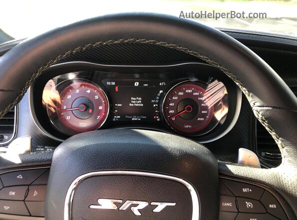 2C3CDXL91LH240571 2020 DODGE CHARGER Белый Вид щитка приборов