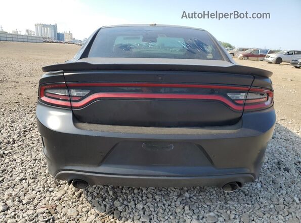2C3CDXL97JH293854 2018 DODGE CHARGER Black Вид ззаду