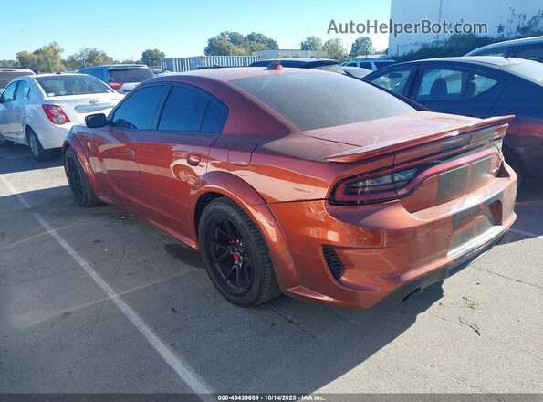 2C3CDXL99NH179697 2022 DODGE CHARGER Orange Trasero izquierdo