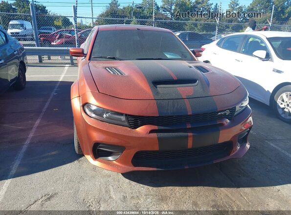 2C3CDXL99NH179697 2022 DODGE CHARGER Orange Vista del cuadro de instrumentos