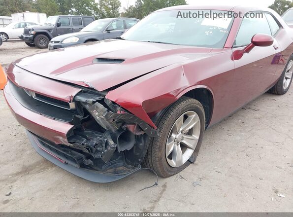 2C3CDZAG1MH615826 2021 DODGE CHALLENGER Maroon Вид спереду