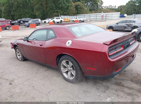 2C3CDZAG1MH615826 2021 DODGE CHALLENGER Maroon Задня ліва чверть