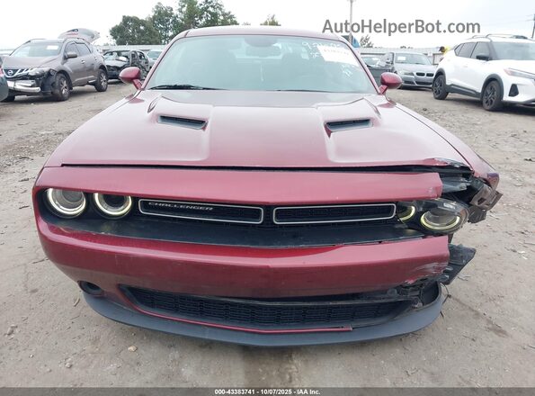 2C3CDZAG1MH615826 2021 DODGE CHALLENGER Maroon Вид щитка приладів