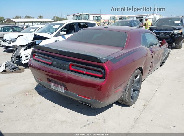 2C3CDZAG2LH201937 2020 DODGE CHALLENGER Burgundy უკანა მარჯვენა