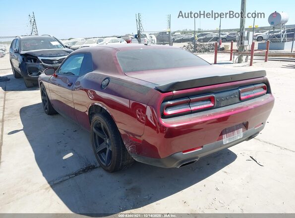 2C3CDZAG2LH201937 2020 DODGE CHALLENGER Burgundy უკანა მარცხენა