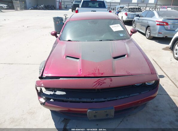 2C3CDZAG2LH201937 2020 DODGE CHALLENGER Burgundy ხელსაწყოთა პანელის ხედი