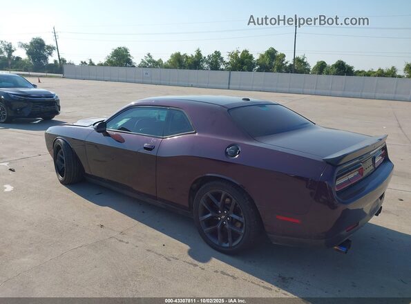 2C3CDZAG2LH222674 2020 DODGE CHALLENGER Purple Задня ліва чверть