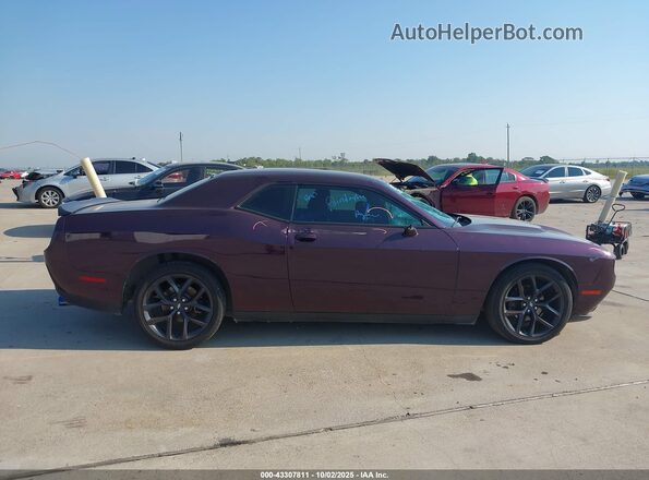2C3CDZAG2LH222674 2020 DODGE CHALLENGER Purple Вид задньої частини салону