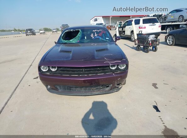 2C3CDZAG2LH222674 2020 DODGE CHALLENGER Purple Вид щитка приладів