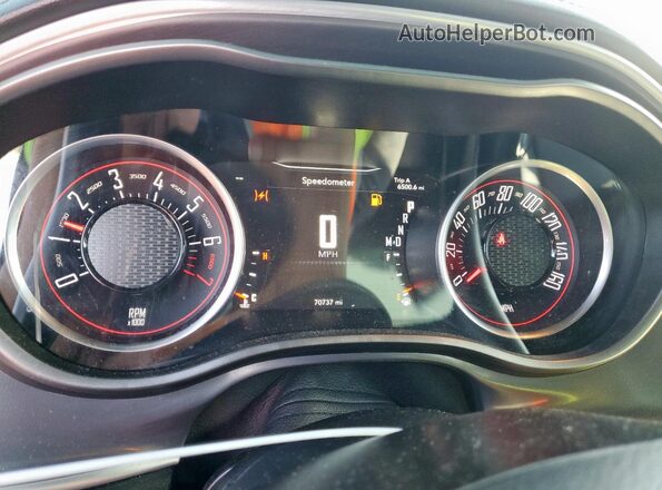 2C3CDZAG3LH146561 2020 DODGE CHALLENGER Silver Instrument cluster view