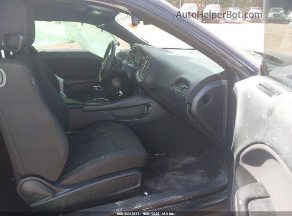 2C3CDZAG4LH188849 2020 DODGE CHALLENGER Black Front interior view
