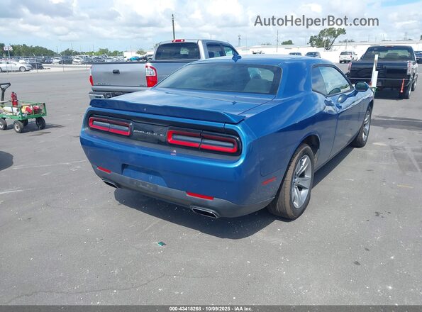2C3CDZAG4LH206315 2020 DODGE CHALLENGER Синий Задняя правая четверть