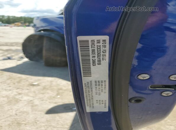 2C3CDZAG6LH199156 2020 DODGE CHALLENGER Blue Շարժիչի բաժամունքի տեսք