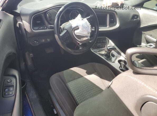 2C3CDZAG6LH199156 2020 DODGE CHALLENGER Blue Առջևի վահանակի տեսք