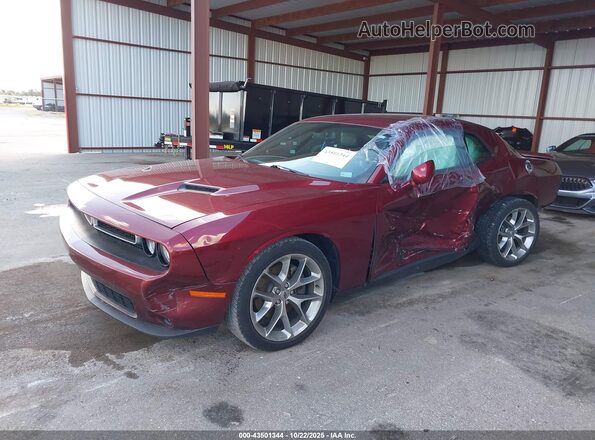 2C3CDZAG7LH146580 2020 DODGE CHALLENGER Бордовый Передняя левая четверть