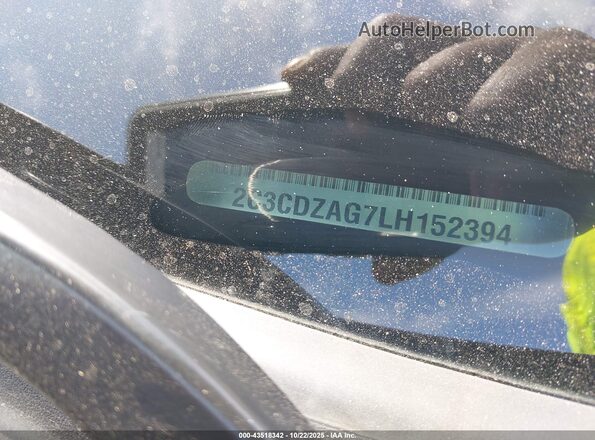 2C3CDZAG7LH152394 2020 DODGE CHALLENGER Фиолетовый Вид подкапотного пространства