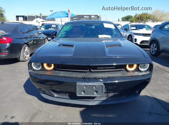 2C3CDZAG7LH159717 2020 DODGE CHALLENGER Black Widok wnętrza z tyłu