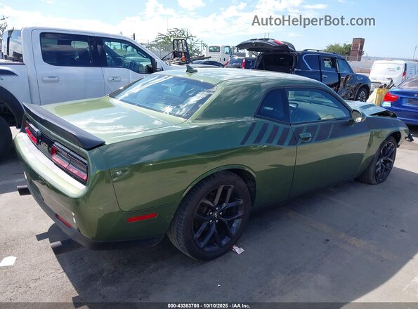 2C3CDZAG8LH173965 2020 DODGE CHALLENGER Зеленый Задняя правая четверть