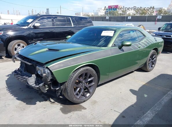 2C3CDZAG8LH173965 2020 DODGE CHALLENGER Зеленый Передняя левая четверть