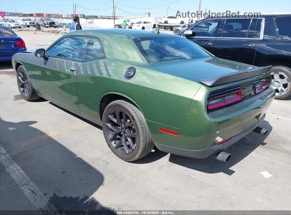 2C3CDZAG8LH173965 2020 DODGE CHALLENGER Зеленый Задняя левая четверть