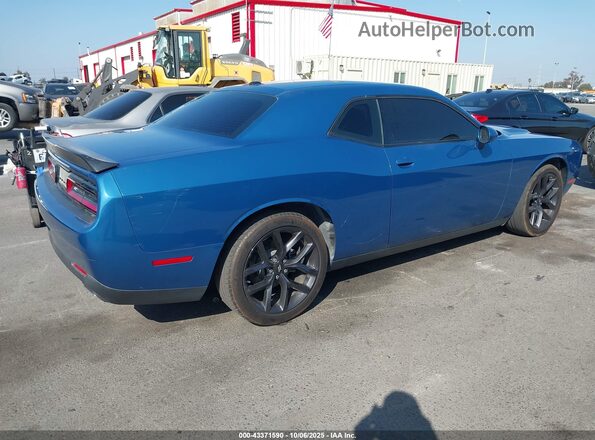 2C3CDZAG8LH215289 2020 DODGE CHALLENGER Синий Задняя правая четверть