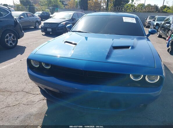 2C3CDZAG8LH215289 2020 DODGE CHALLENGER Синий Вид щитка приборов