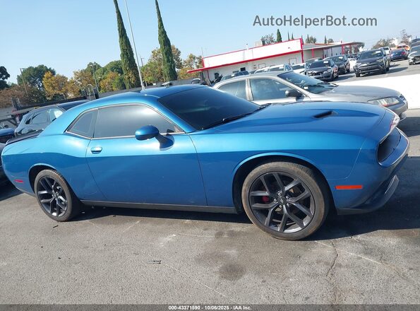 2C3CDZAG8LH215289 2020 DODGE CHALLENGER Синий Вид задней части салона