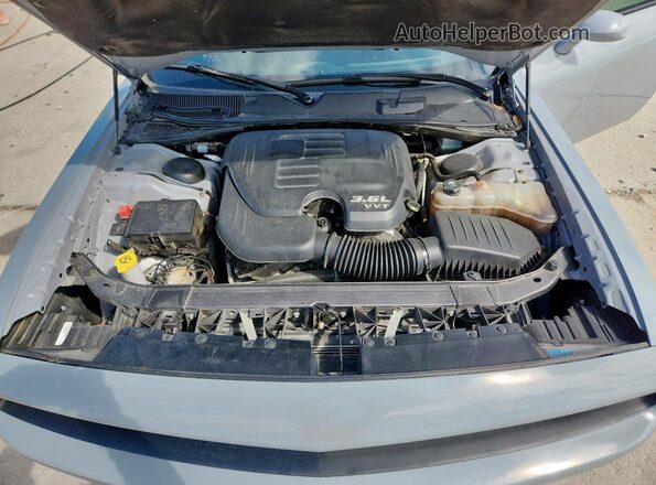 2C3CDZAG8MH543202 2021 DODGE CHALLENGER Gray Vista interior trasera
