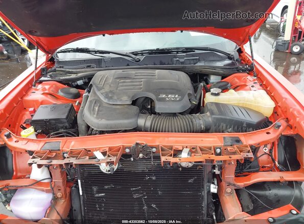 2C3CDZAGXNH140324 2022 DODGE CHALLENGER Оранжевый Вид сзади