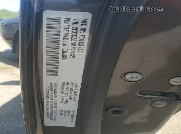 2C3CDZBT0LH174426 2020 DODGE CHALLENGER Charcoal Widok komory silnika