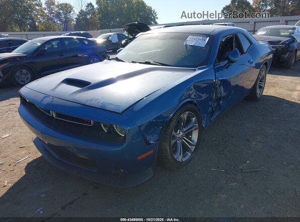 2C3CDZBT0LH191386 2020 DODGE CHALLENGER Blue Przód lewy