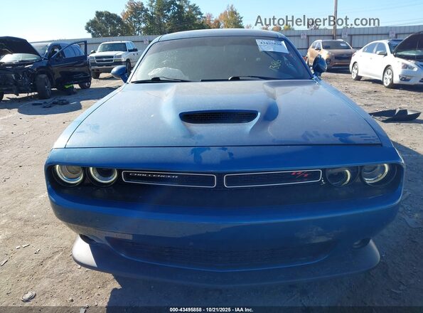 2C3CDZBT0LH191386 2020 DODGE CHALLENGER Blue Widok zestawu wskaźników