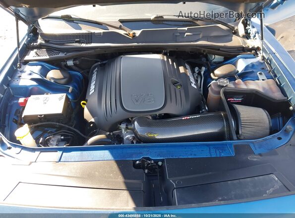 2C3CDZBT0LH191386 2020 DODGE CHALLENGER Blue Widok z tyłu