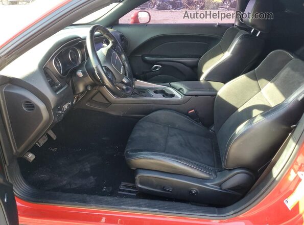 2C3CDZBT1KH750264 2019 DODGE CHALLENGER Red წინა სალონის ხედი