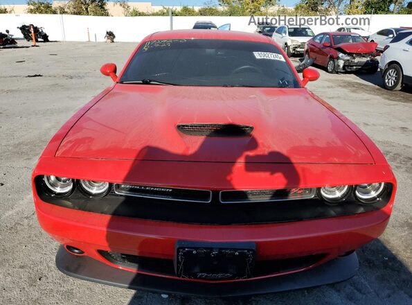 2C3CDZBT1KH750264 2019 DODGE CHALLENGER Red წინა ხედი