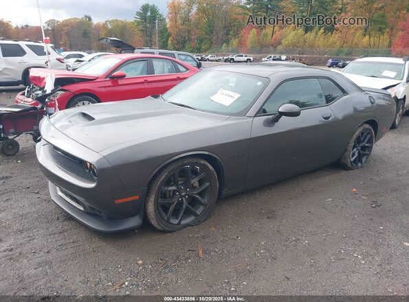 2C3CDZBT1NH156231 2022 DODGE CHALLENGER Gray Передня ліва чверть