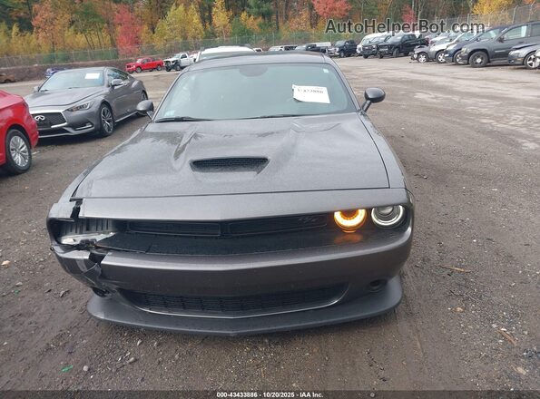2C3CDZBT1NH156231 2022 DODGE CHALLENGER Gray Вид щитка приладів