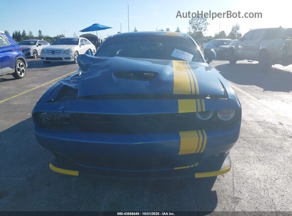 2C3CDZBT2NH195751 2022 DODGE CHALLENGER Blue ხელსაწყოთა პანელის ხედი