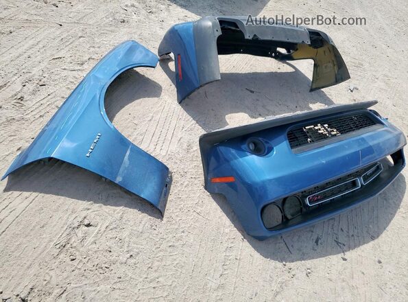 2C3CDZBT9LH206810 2020 DODGE CHALLENGER Синий Вид подкапотного пространства