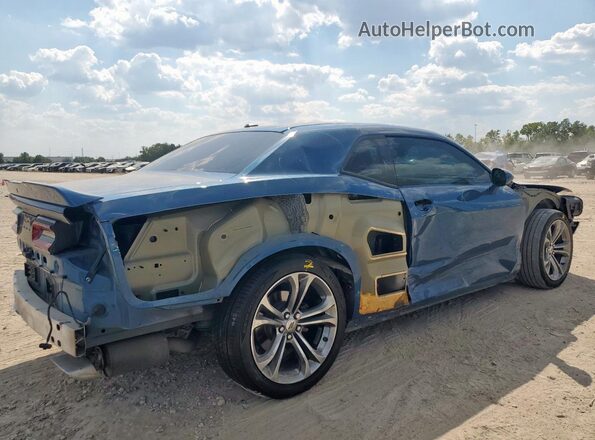 2C3CDZBT9LH206810 2020 DODGE CHALLENGER Синий Задняя правая четверть