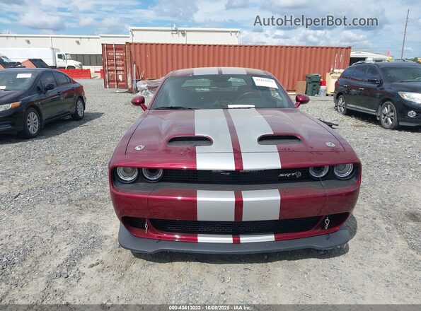 2C3CDZC95LH122423 2020 DODGE CHALLENGER Бордовый Вид задней части салона