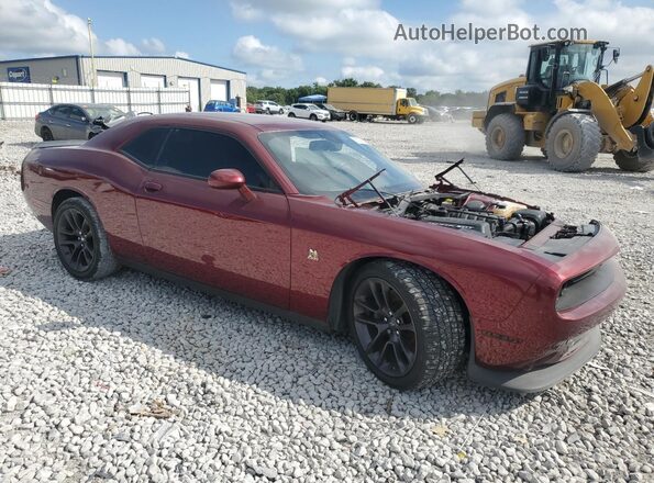 2C3CDZFJ4LH103979 2020 DODGE CHALLENGER Burgundy წინა მარჯვენა